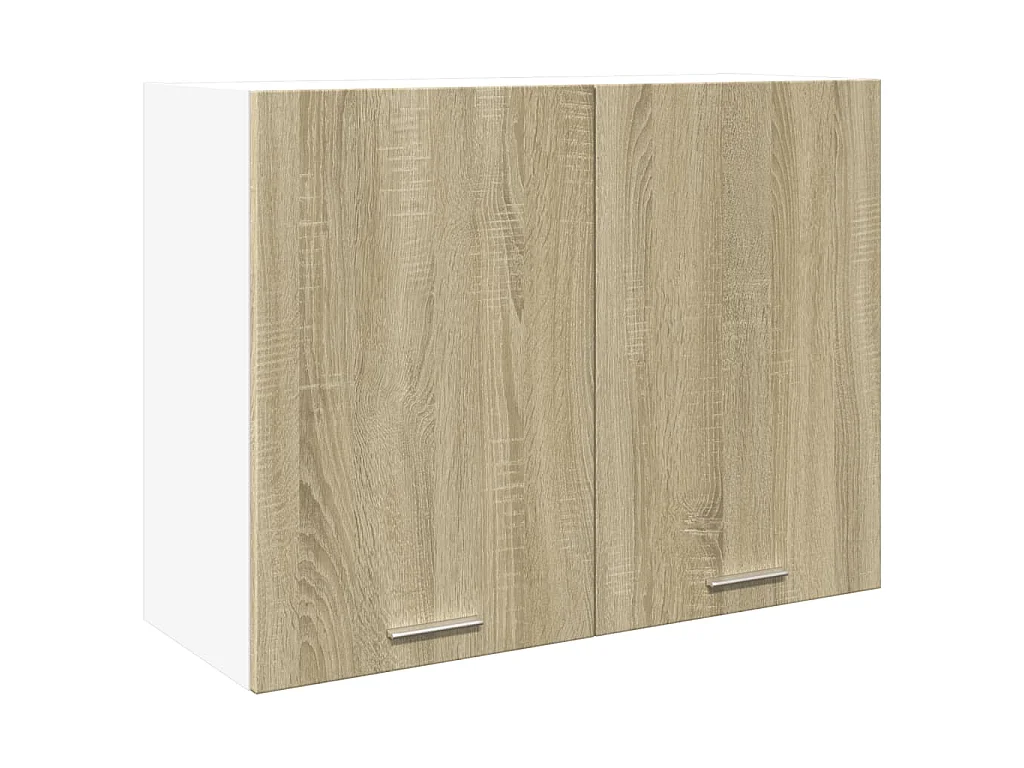 Bovenkast Lyon 80x31x60 cm bewerkt hout sonoma eikenkleurig