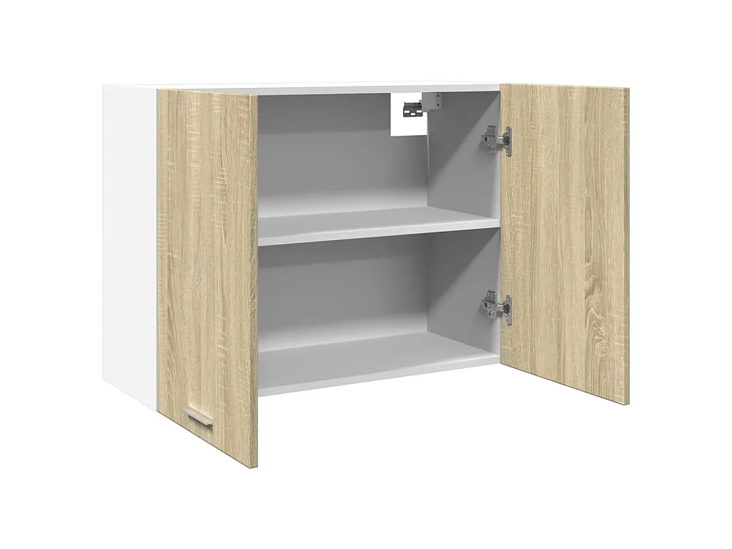 Bovenkast Lyon 80x31x60 cm bewerkt hout sonoma eikenkleurig