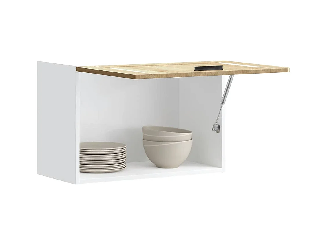 Armoire murale de cuisine Porto chêne sonoma bois d'ingénierie