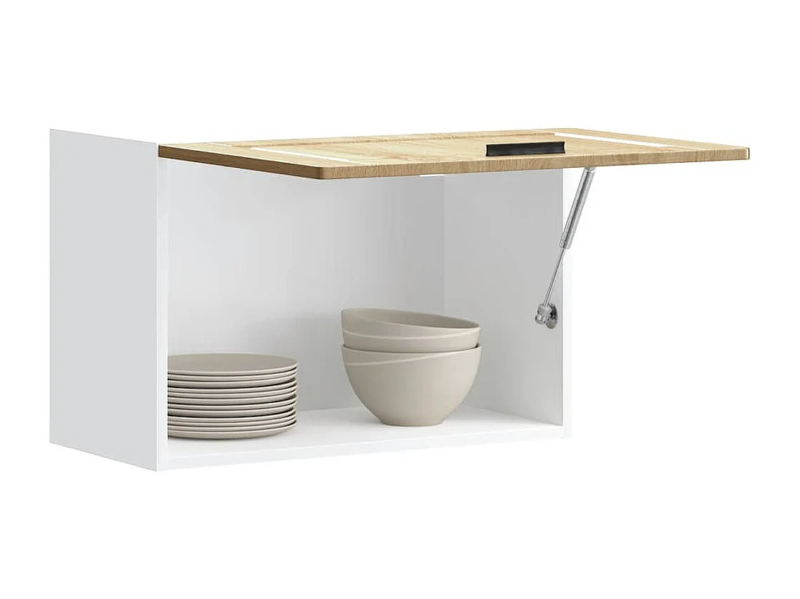 Armoire murale de cuisine Porto chêne sonoma bois d'ingénierie