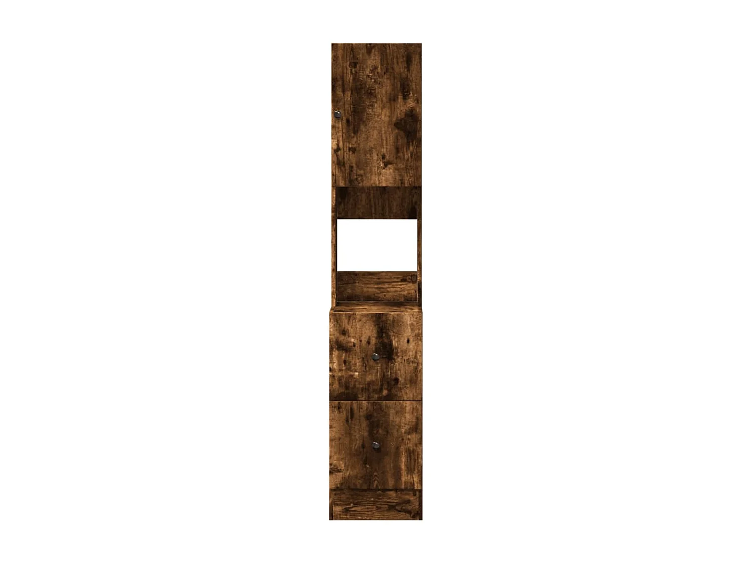 Mobile da Cucina Rovere Fumo 35x50x180 cm Legno Multistrato