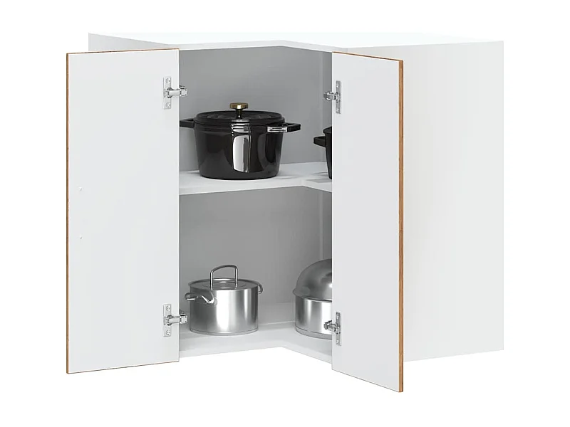 Küchen-Eckhängeschrank Kalmar Altholz-Optik Holzwerkstoff