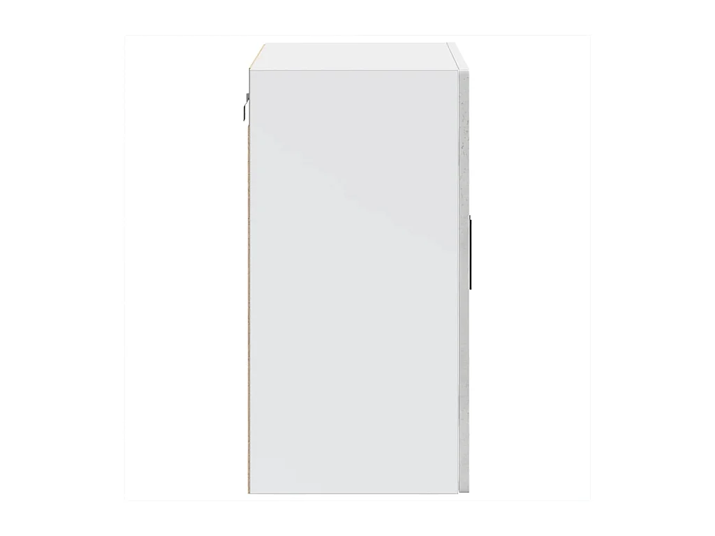 Armario de pared para cocina puerta cristal Porto gris hormigón