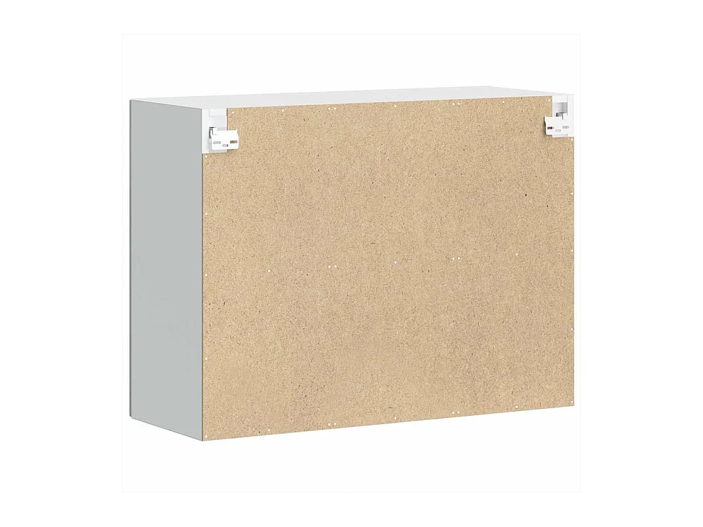 Armario de pared para cocina puerta cristal Porto gris hormigón