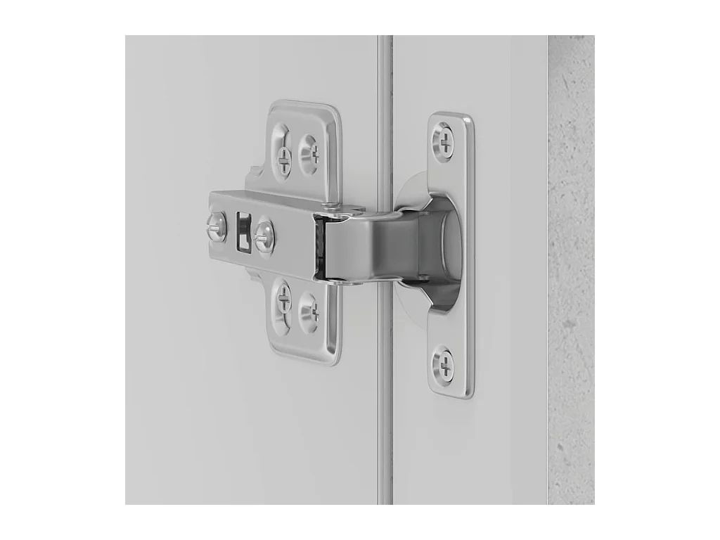 Armario de pared para cocina puerta cristal Porto gris hormigón