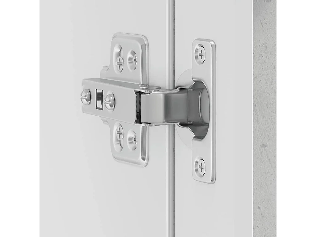 Armoire murale de cuisine avec porte en verre Porto gris béton