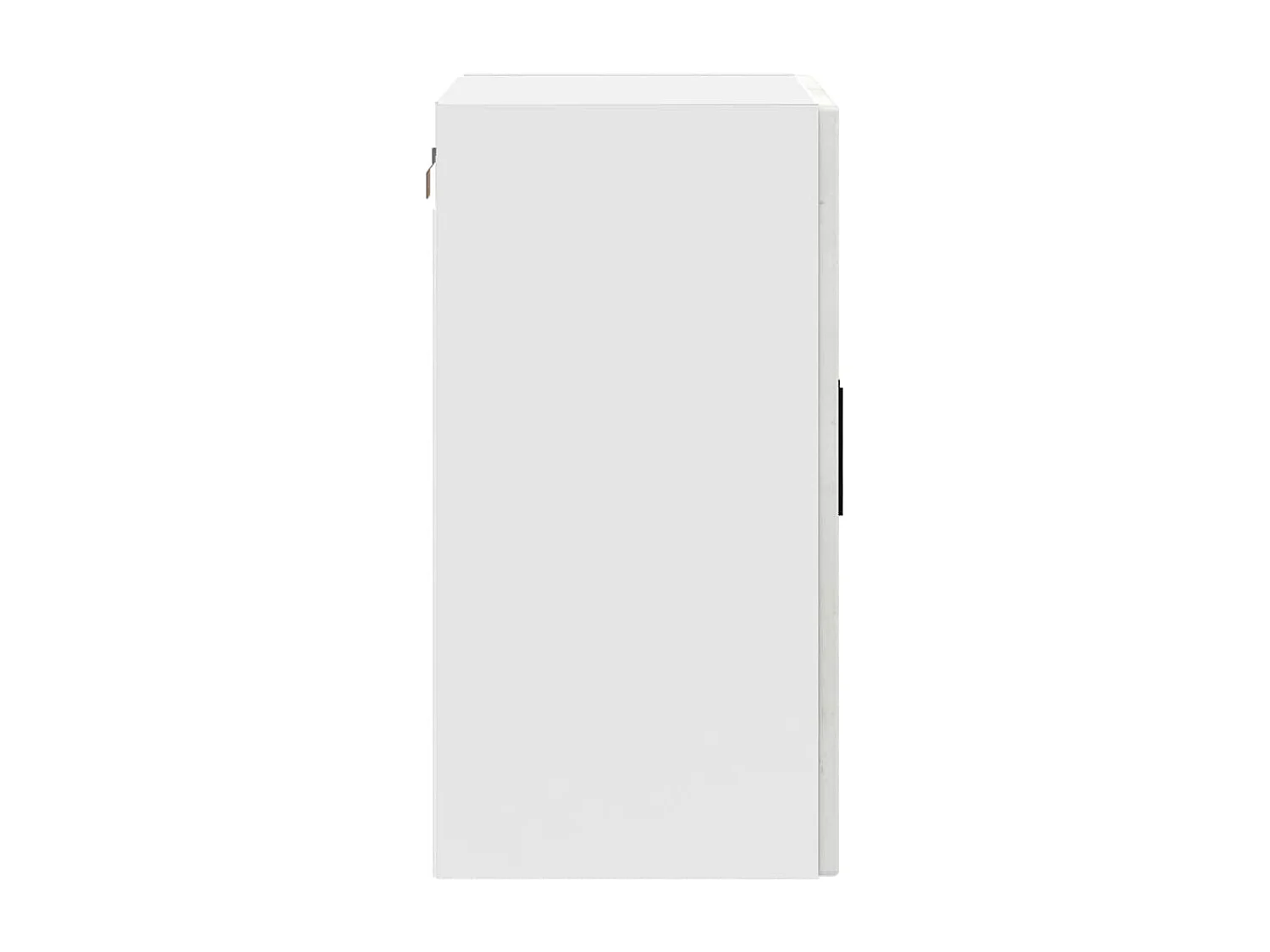 Armoire murale de cuisine avec porte en verre Porto gris béton