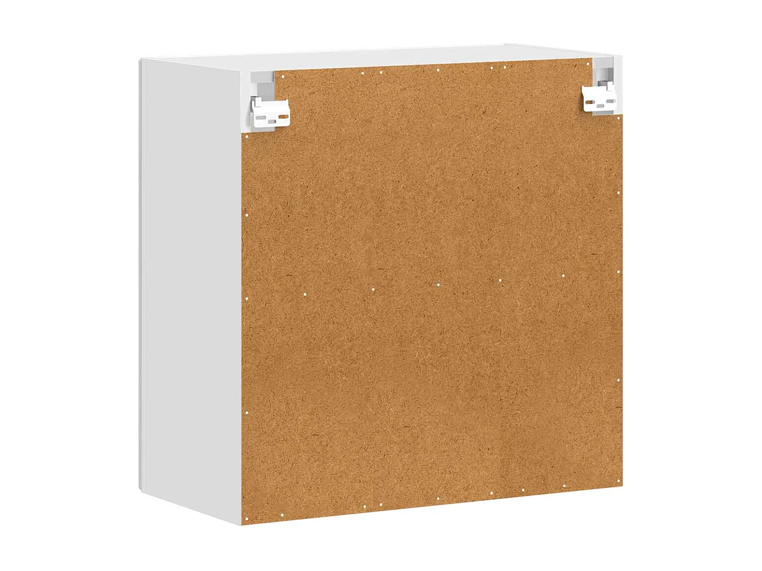Armoire murale de cuisine avec porte en verre Porto gris béton