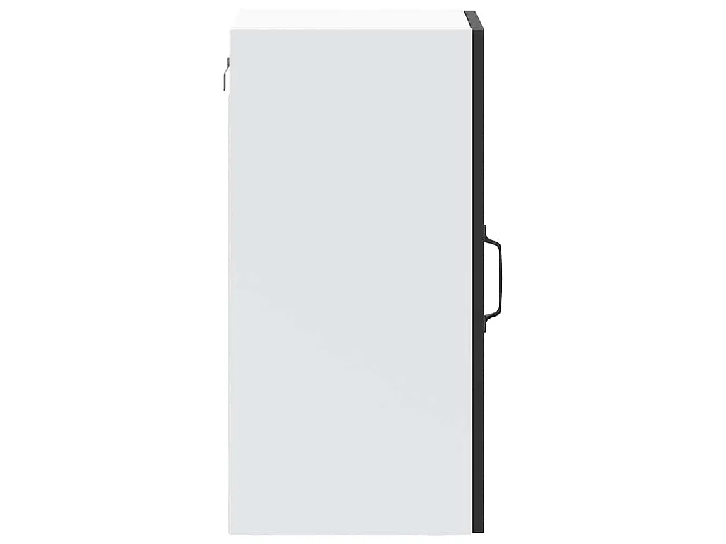 Armoire murale de cuisine avec porte en verre Kalmar noir