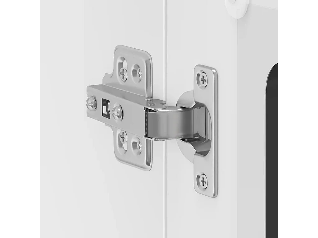 Armoire murale de cuisine avec porte en verre Kalmar noir