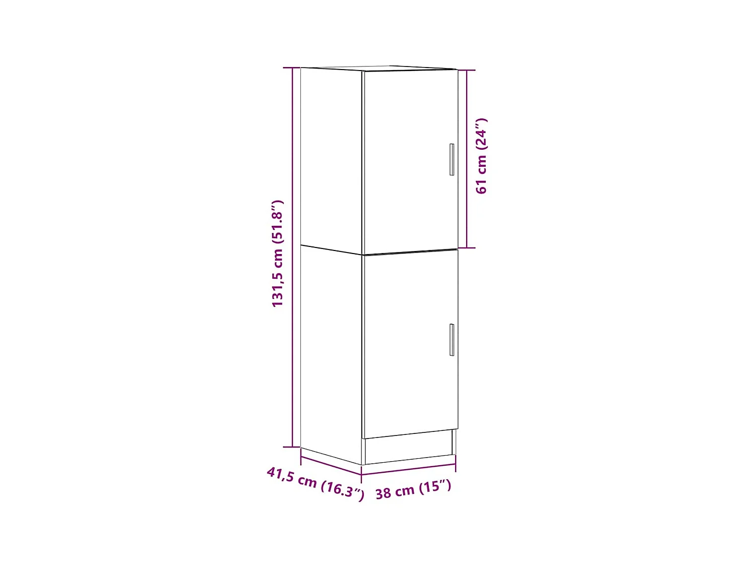 Mueble cocina madera ingeniería gris hormigón 38x41,5x131,5 cm