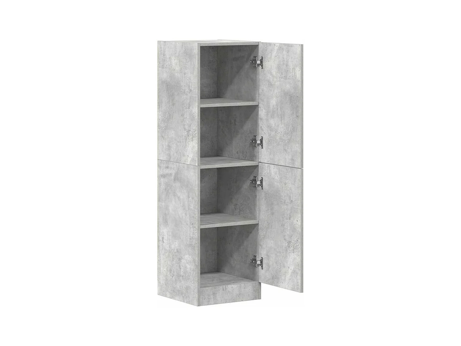 Mueble cocina madera ingeniería gris hormigón 38x41,5x131,5 cm