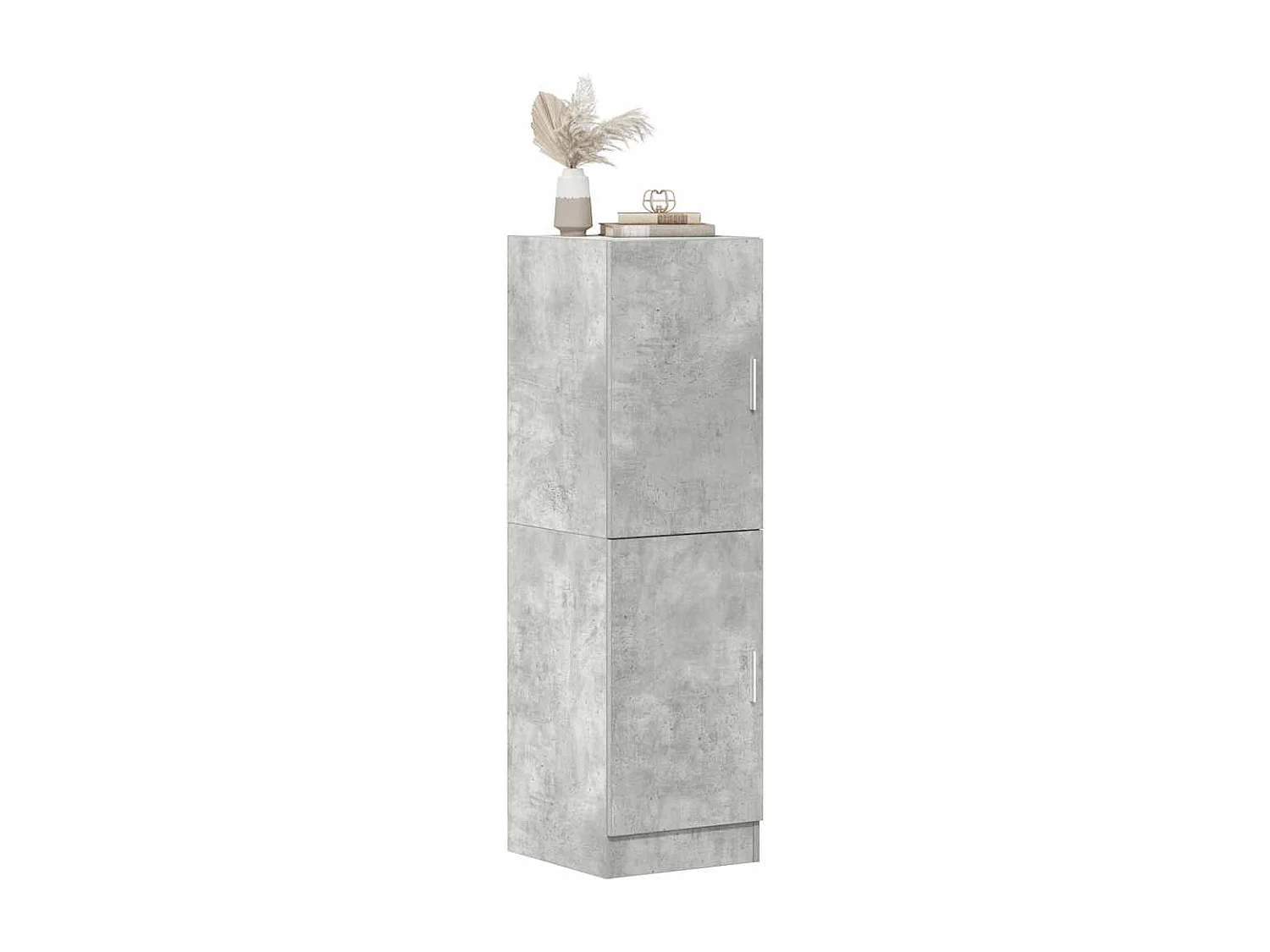 Armoire de cuisine gris béton 38x41,5x131,5 cm bois ingénierie