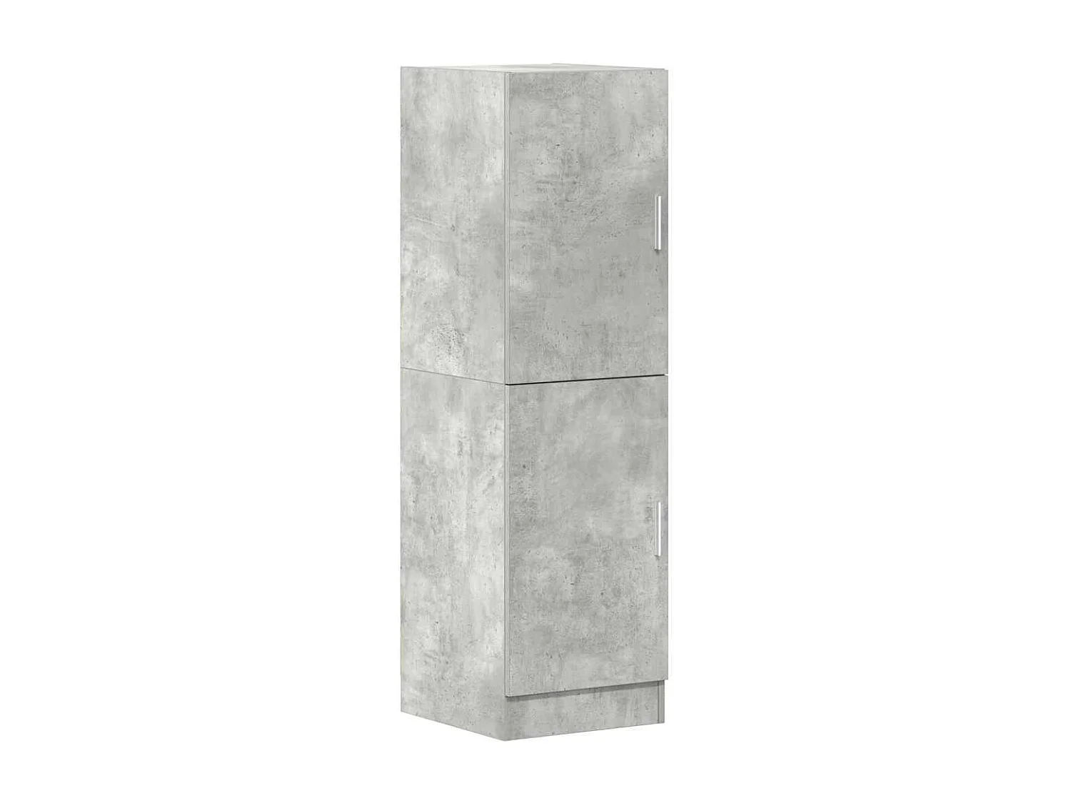 Armoire de cuisine gris béton 38x41,5x131,5 cm bois ingénierie