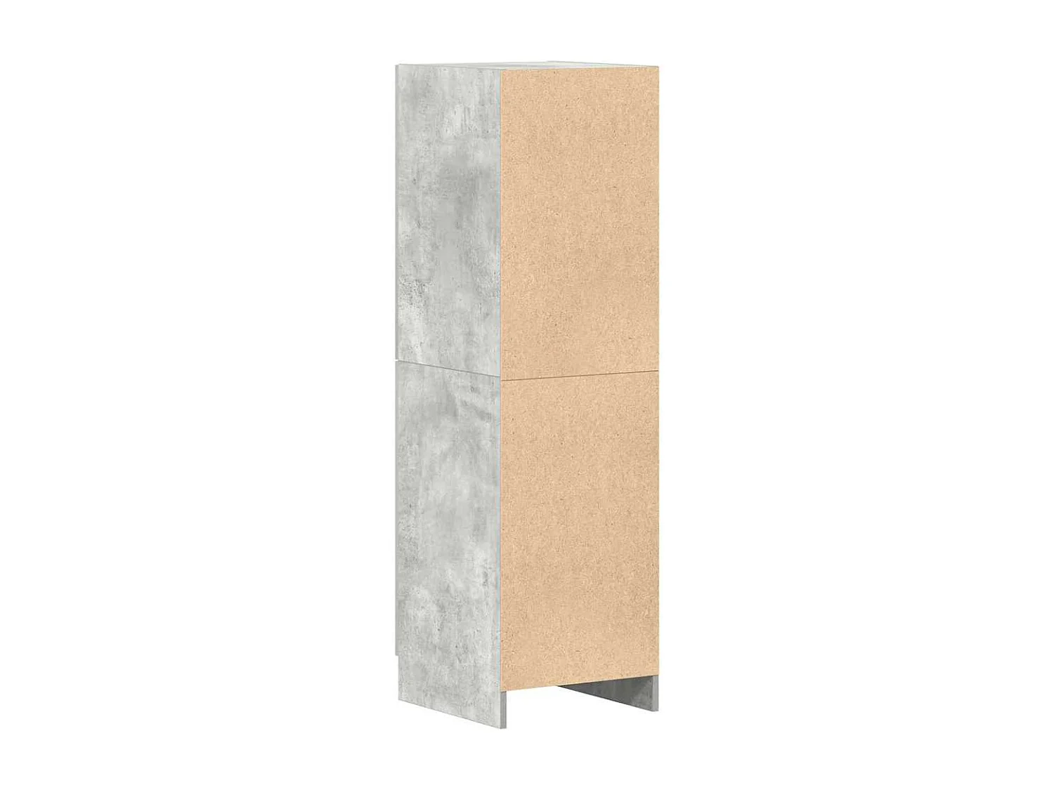 Armoire de cuisine gris béton 38x41,5x131,5 cm bois ingénierie