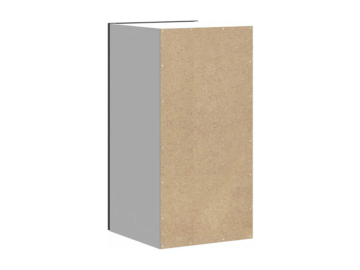 Armoire murale de cuisine Kalmar noir bois d'ingénierie