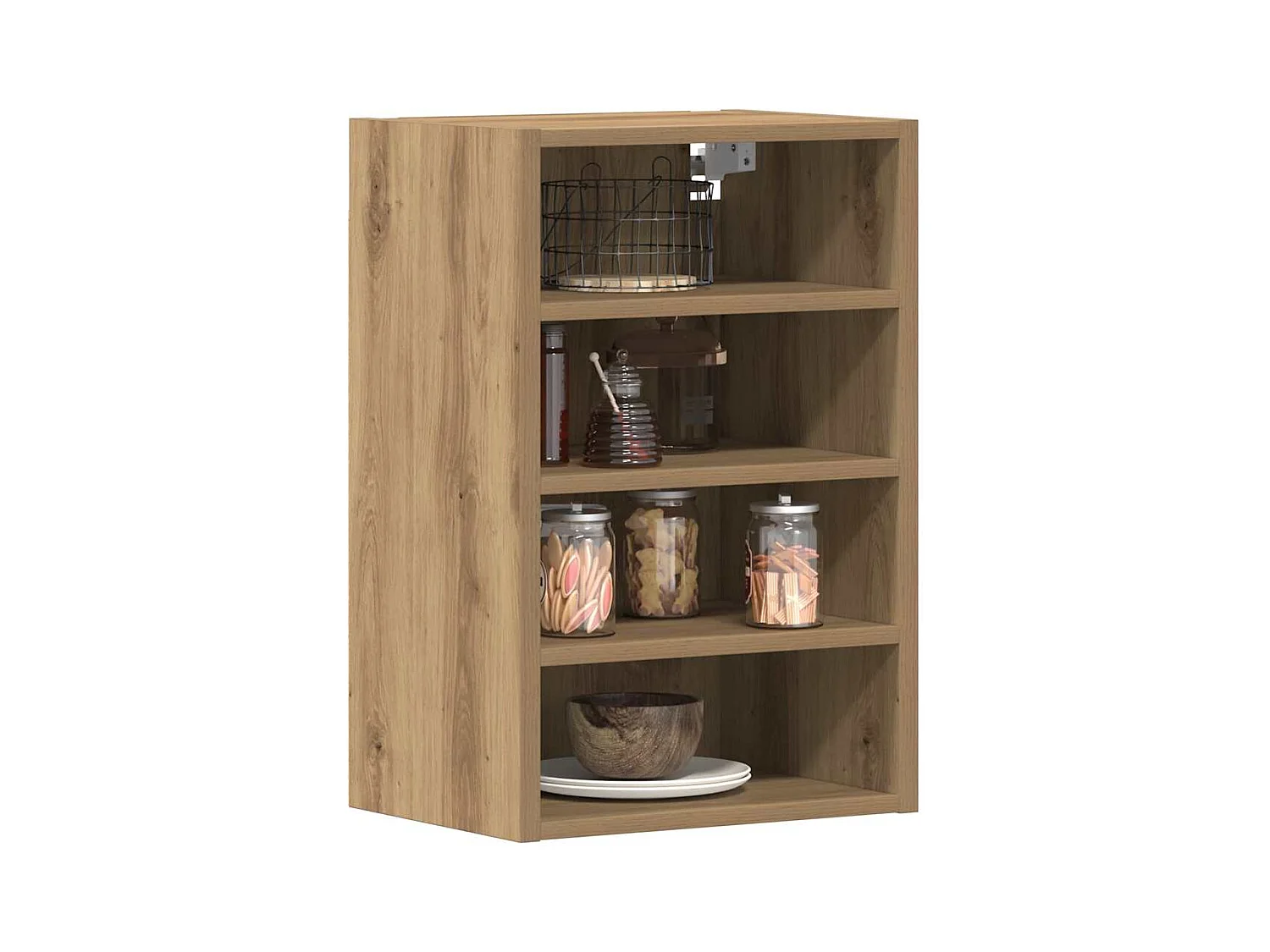 Armoire suspendue "Riga" Chêne artisanal 40 x 29,5 x 60 cm Bois d'ingénierie