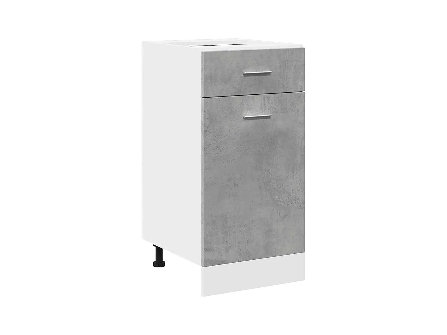 Armoire à tiroirs "Lyon" Gris béton 40 x 46 x 81,5 cm Bois d'ingénierie