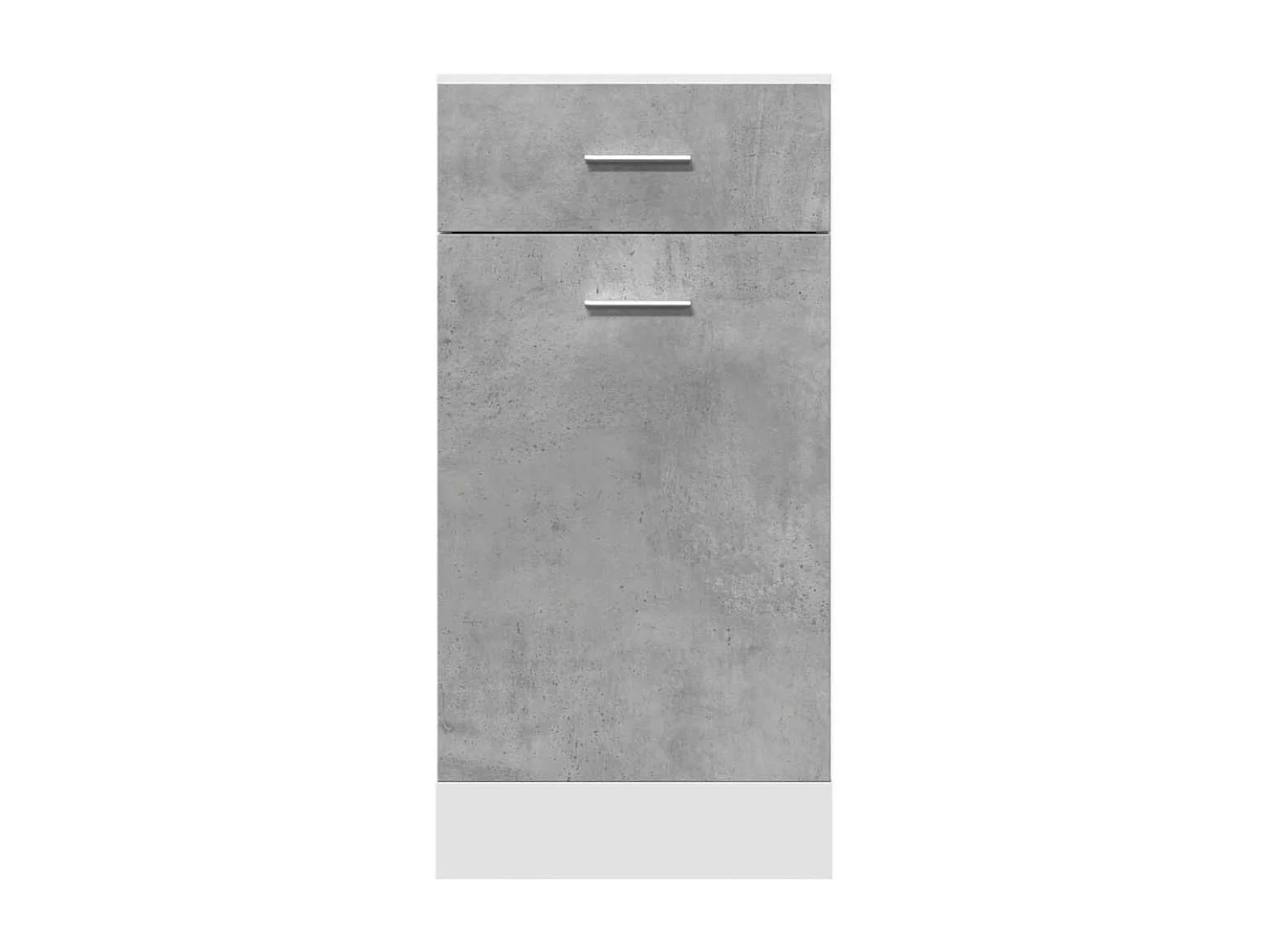 Armoire à tiroirs "Lyon" Gris béton 40 x 46 x 81,5 cm Bois d'ingénierie