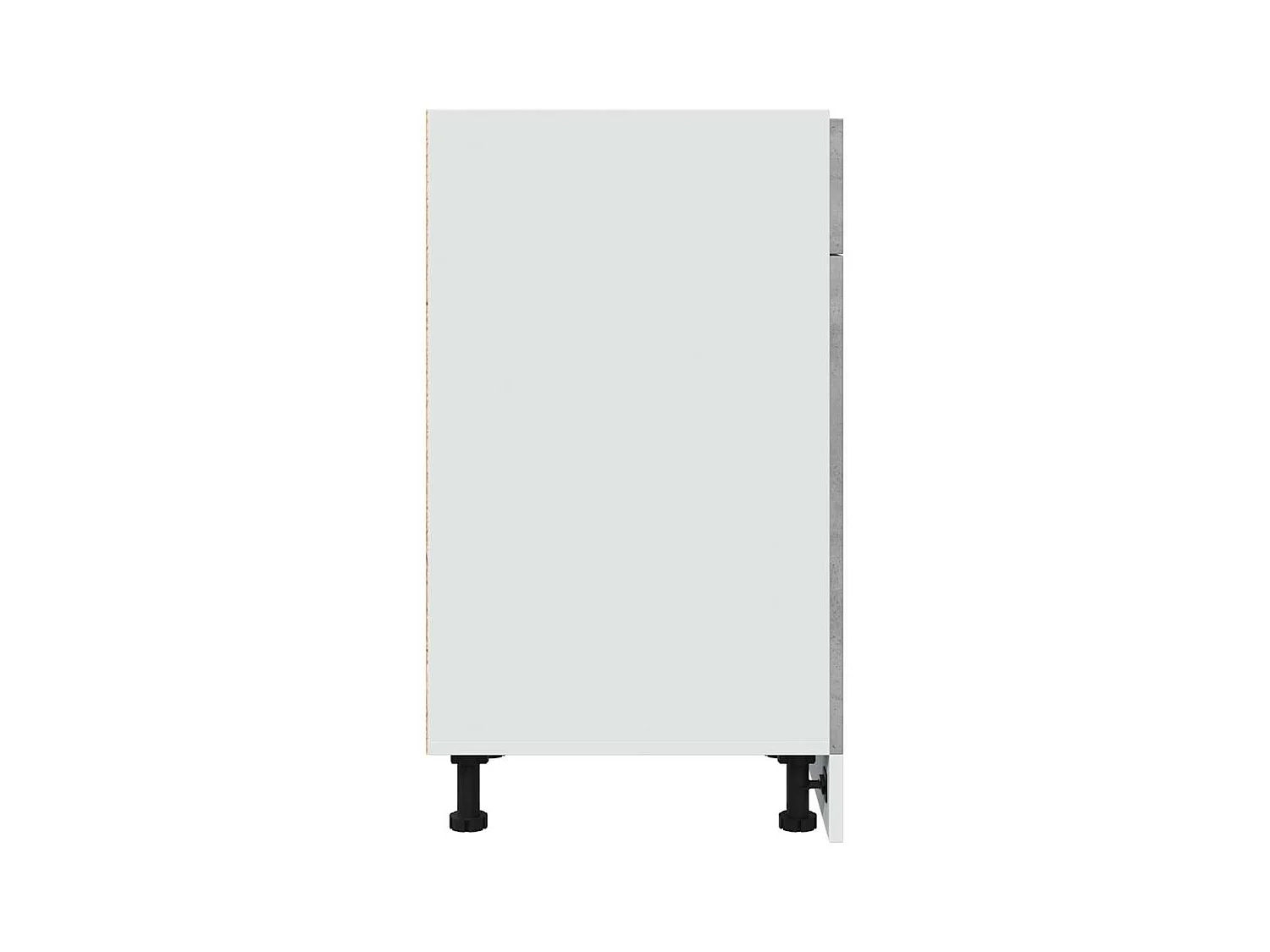 Armoire à tiroirs "Lyon" Gris béton 40 x 46 x 81,5 cm Bois d'ingénierie