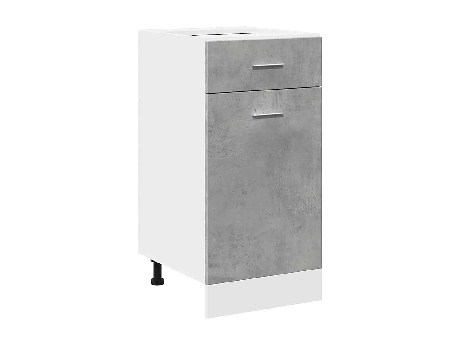 Armoire à tiroirs "Lyon" Gris béton 40 x 46 x 81,5 cm Bois d'ingénierie