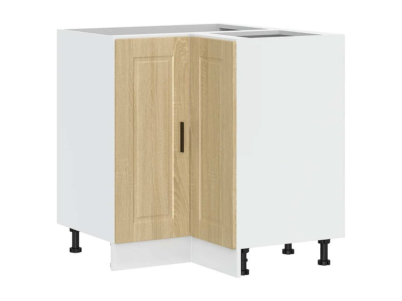 Küchen-Eckunterschrank Porto Sonoma-Eiche Holzwerkstoff