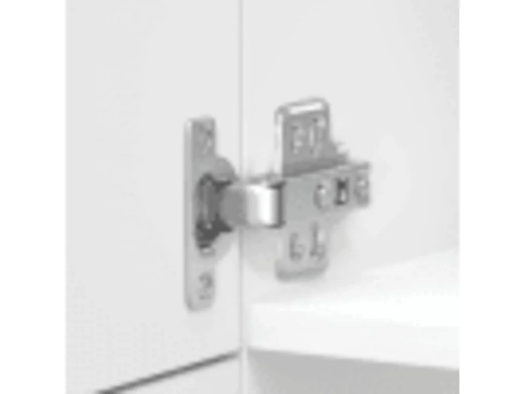 Armoire de cuisine Lucca blanc brillant bois d'ingénierie