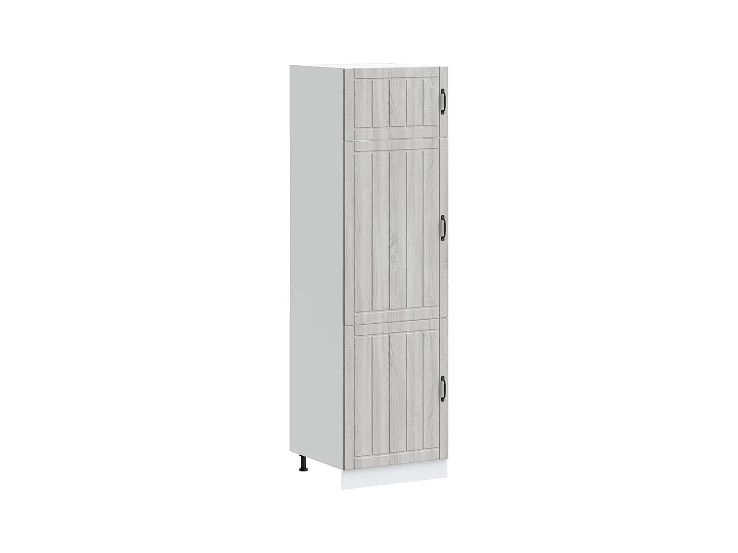 Armadio da Cucina Lucca Grigio Sonoma in Legno Multistrato