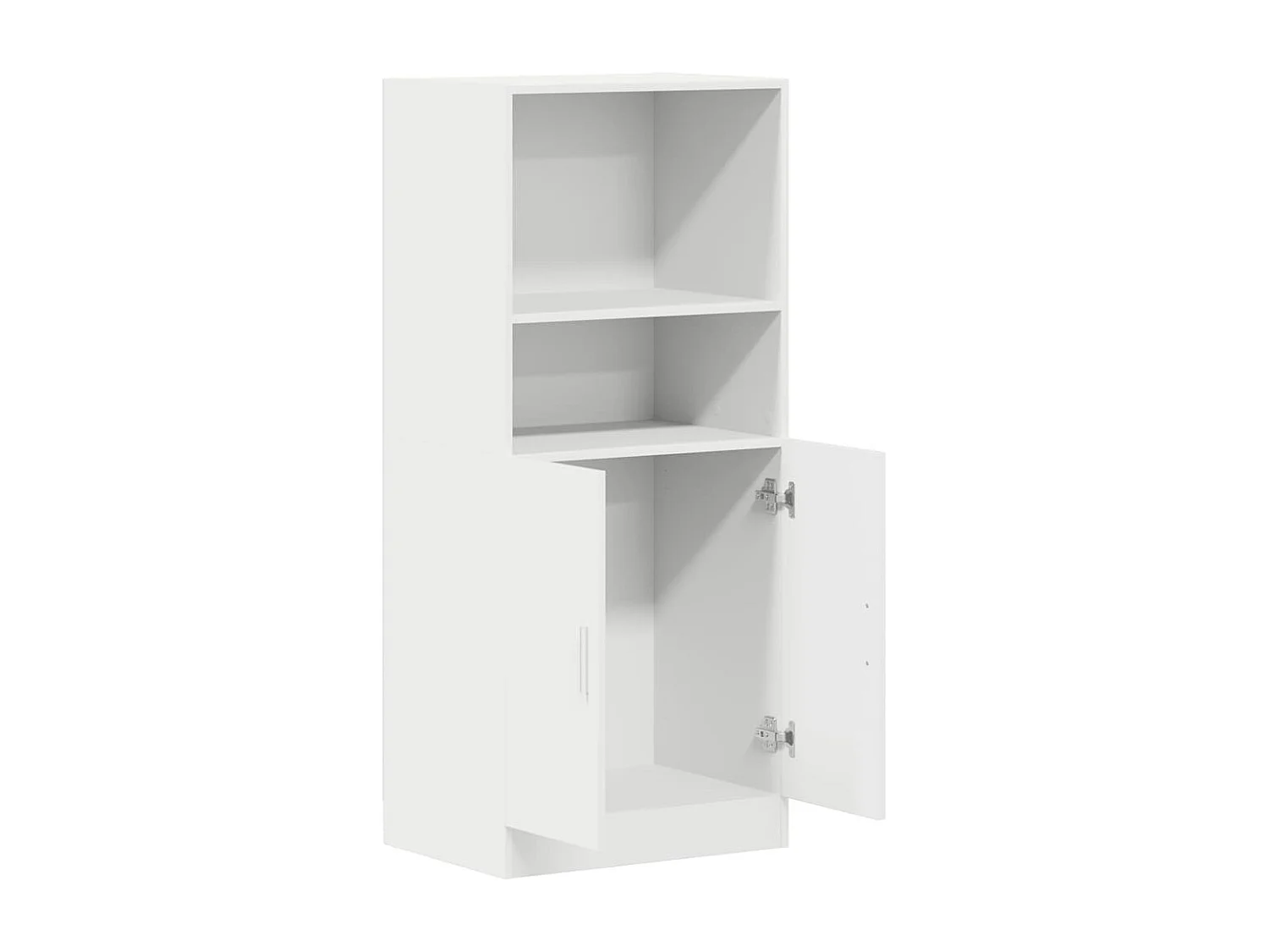 Armoire de cuisine blanc 57x41,5x131,5 cm bois d'ingénierie