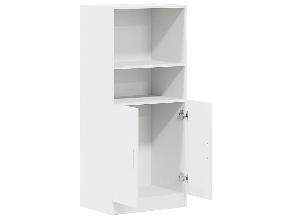 Keukenkast 57x41,5x131,5 cm bewerkt hout wit