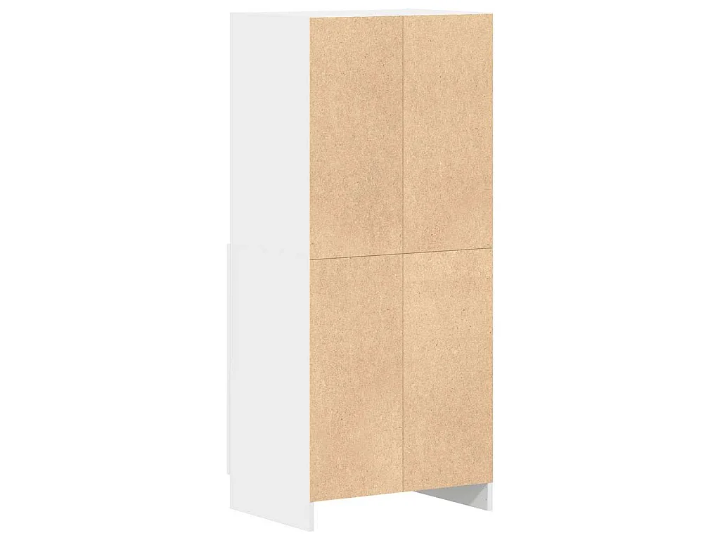 Keukenkast 57x41,5x131,5 cm bewerkt hout wit