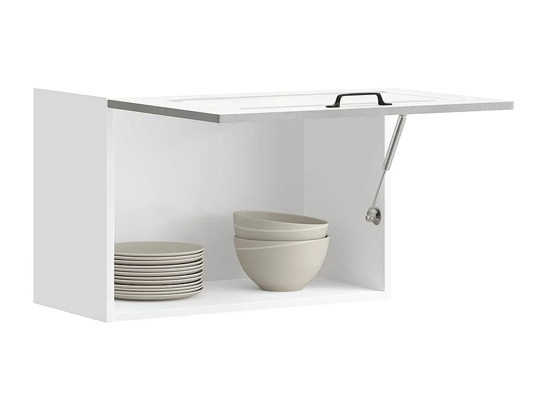 Pensile da Cucina Kalmar Grigio Cemento in Legno Multistrato