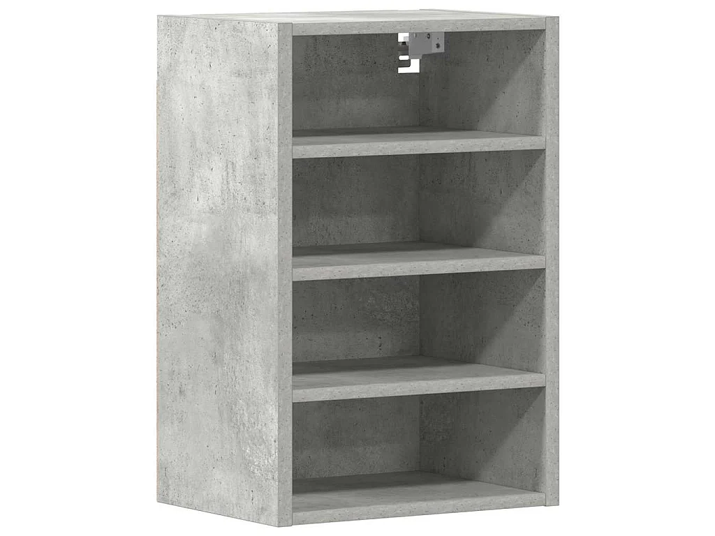 Armoire suspendue "Riga" Gris béton 40 x 29,5 x 60 cm Bois d'ingénierie