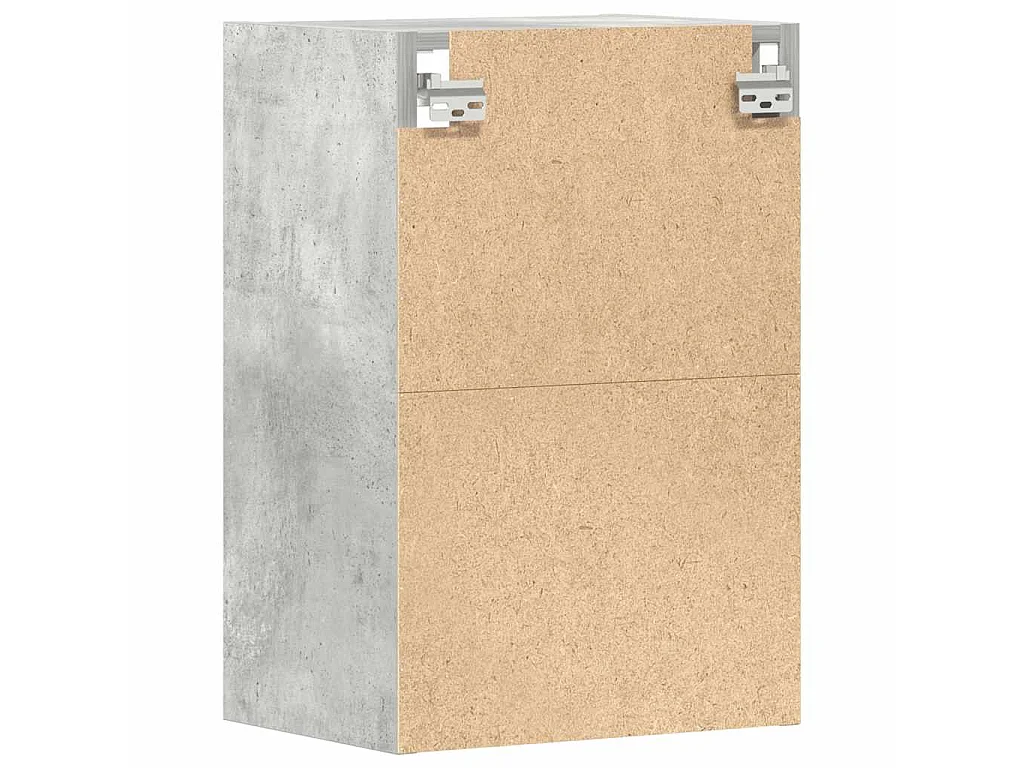 Armoire suspendue Riga gris béton 40x29,5x60 cm