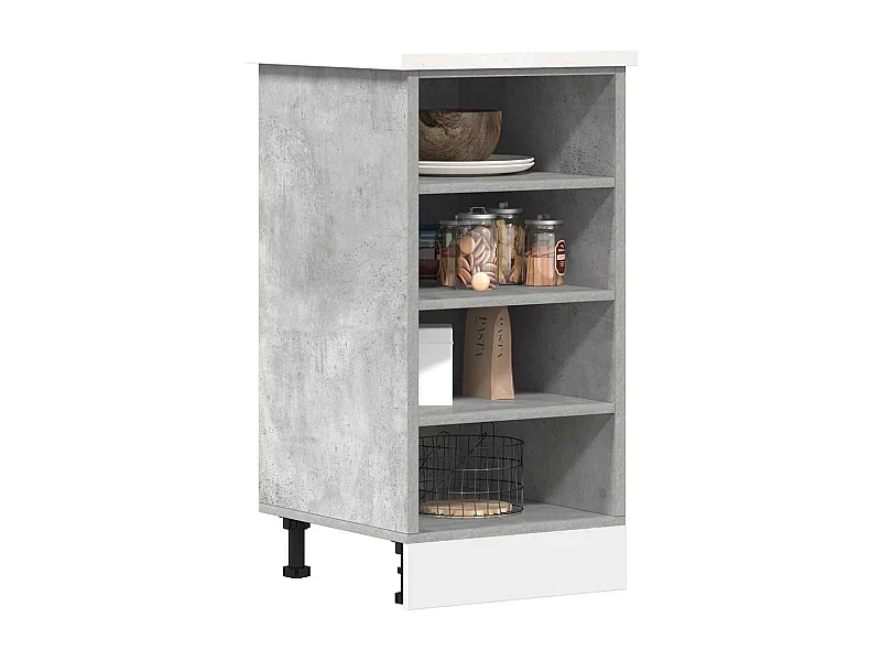 Onderkast Riga 40x44,5x81,5 cm bewerkt hout betongrijs