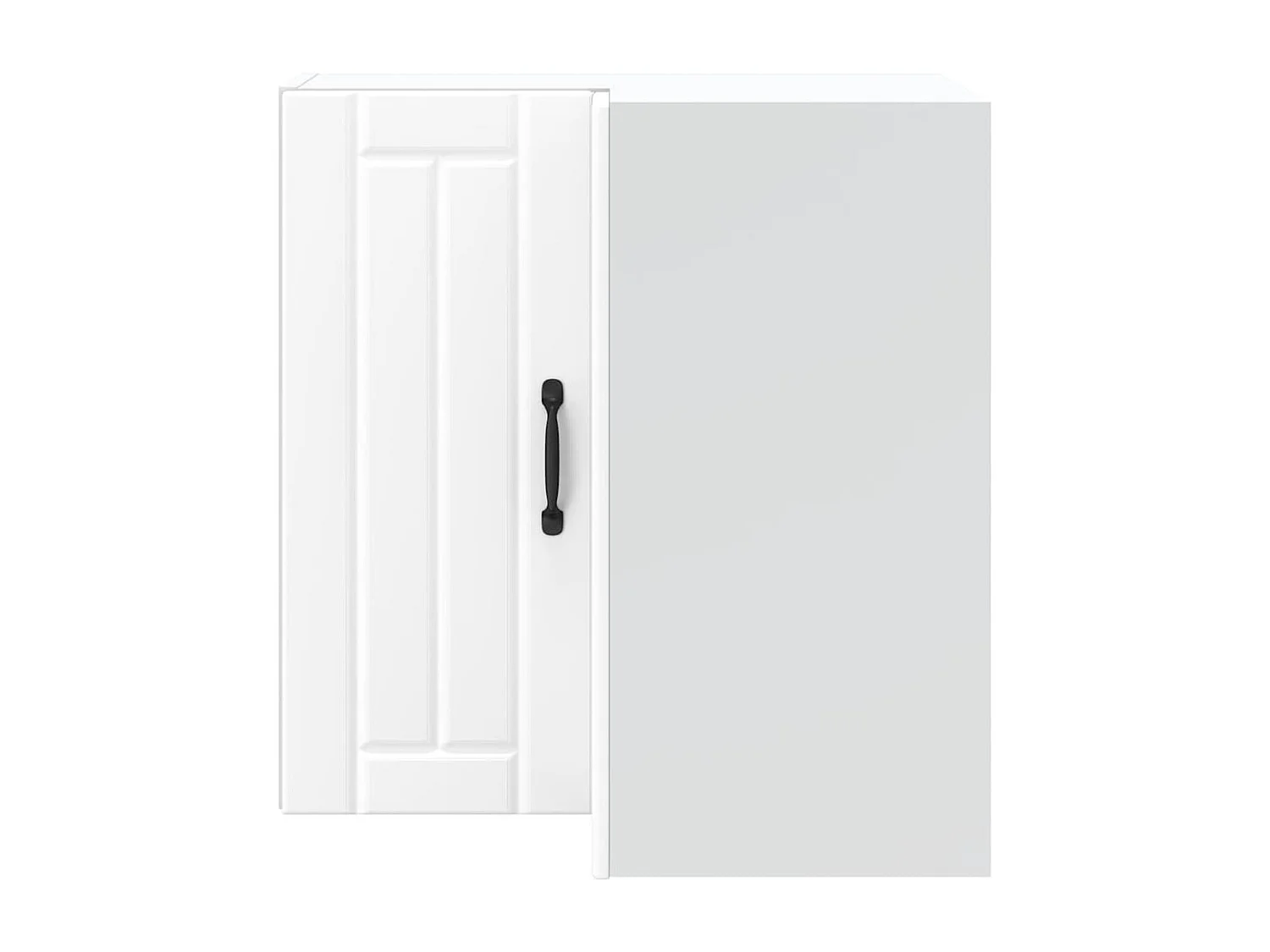 Armoire d'angle murale de cuisine Lucca blanc bois d'ingénierie