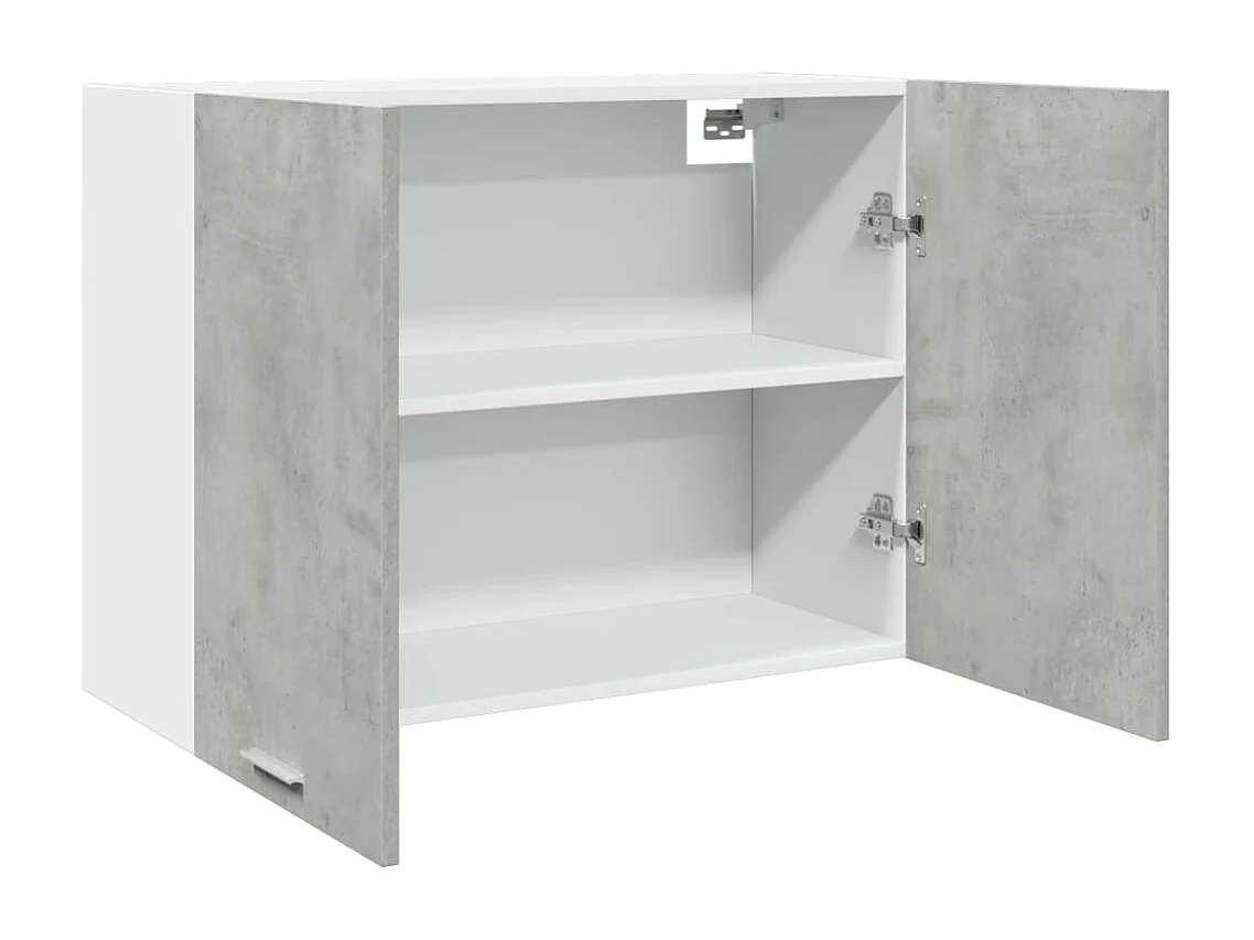 Armário suspenso “Lyon” 80x31x60 cm cinza cimento