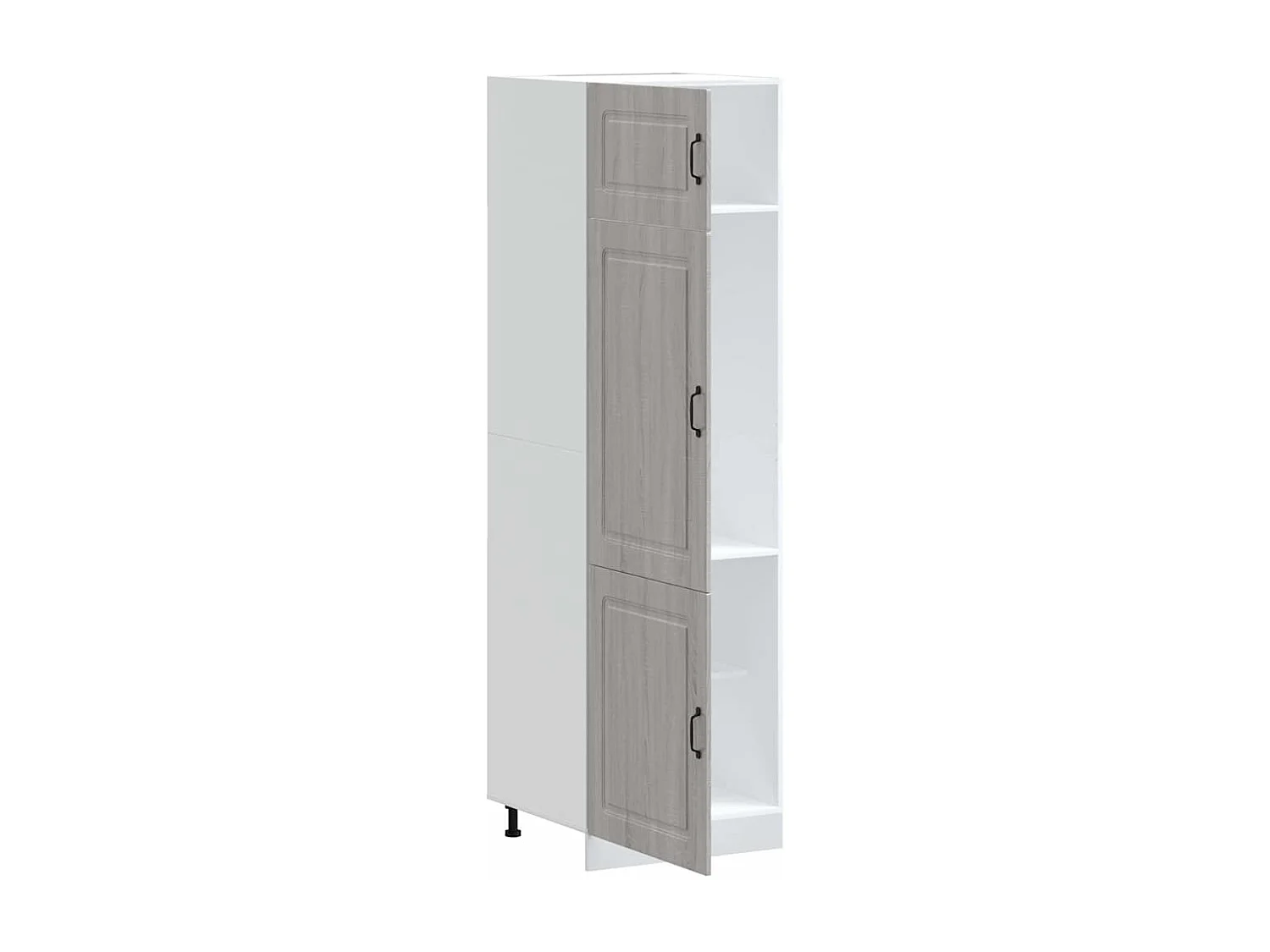Armoire de cuisine Kalmar sonoma gris bois d'ingénierie