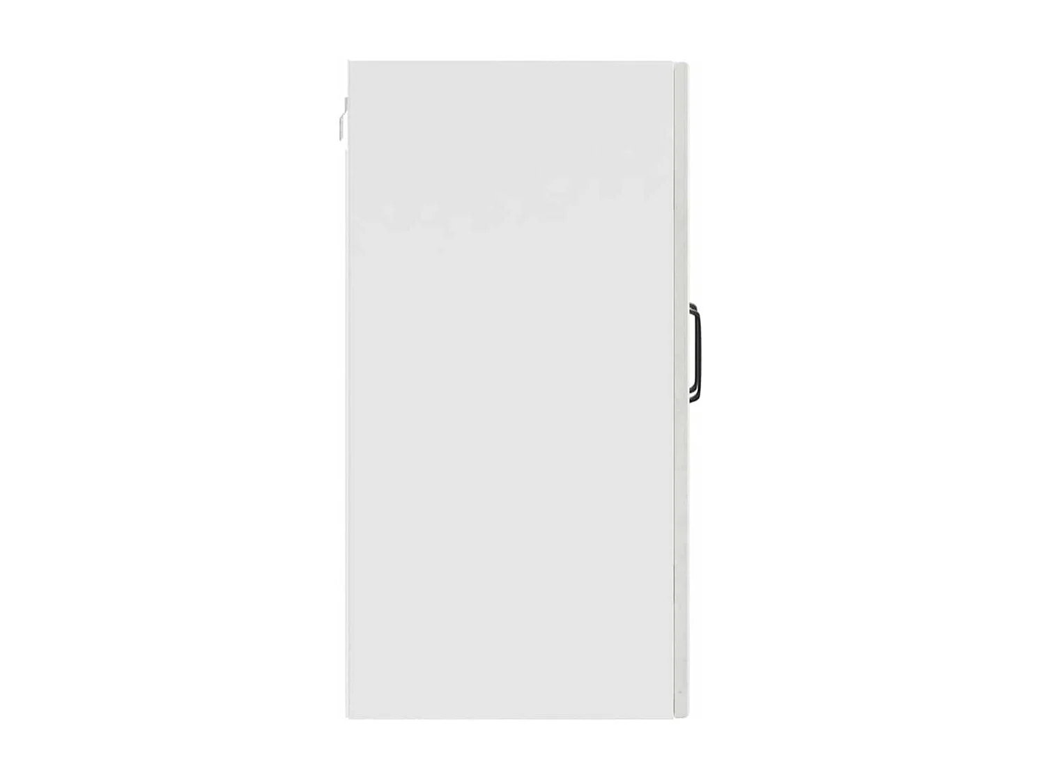 Armoire murale de cuisine avec porte en verre Lucca gris béton