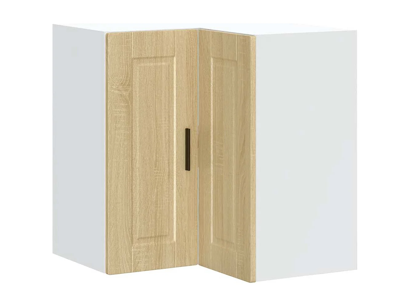 Armoire d'angle murale de cuisine Porto chêne sonoma