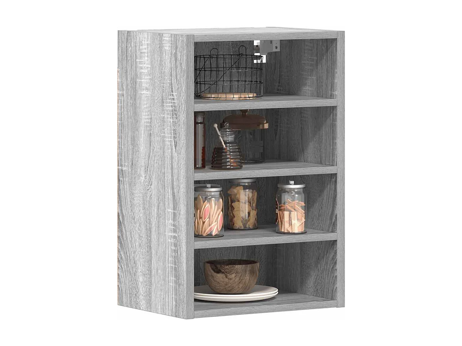 Armoire suspendue "Riga" Gris Sonoma 40 x 29,5 x 60 cm Bois d'ingénierie