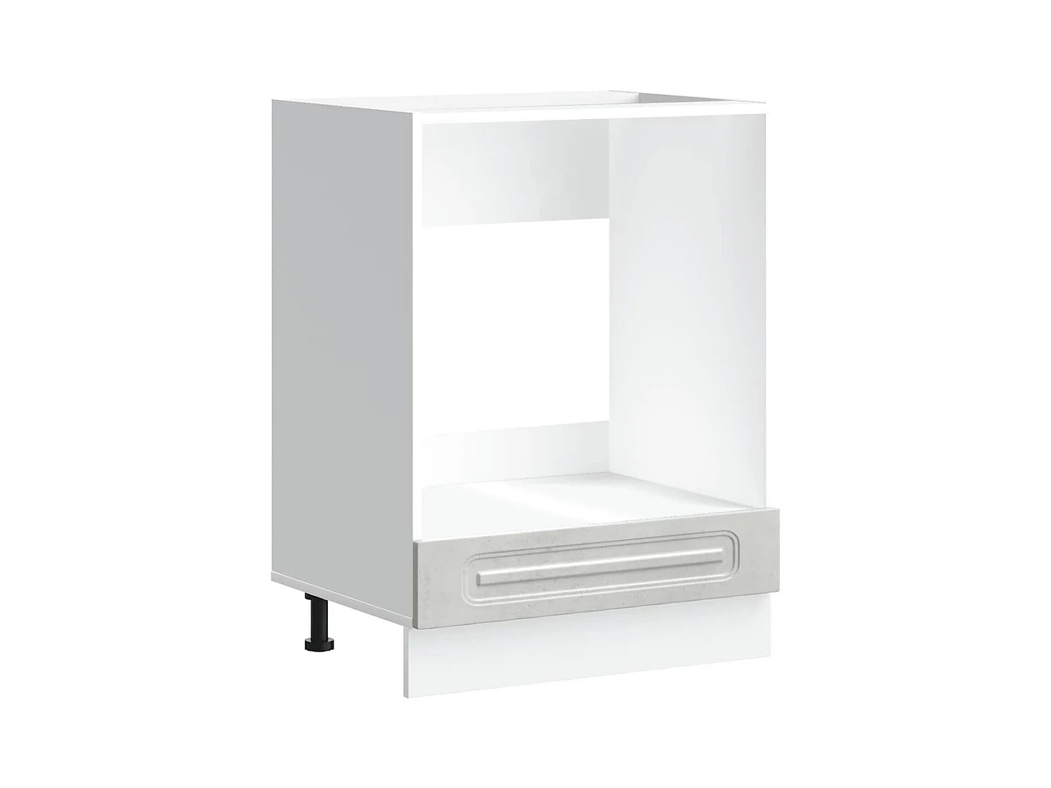 Herdumbauschrank Kalmar Betongrau Holzwerkstoff