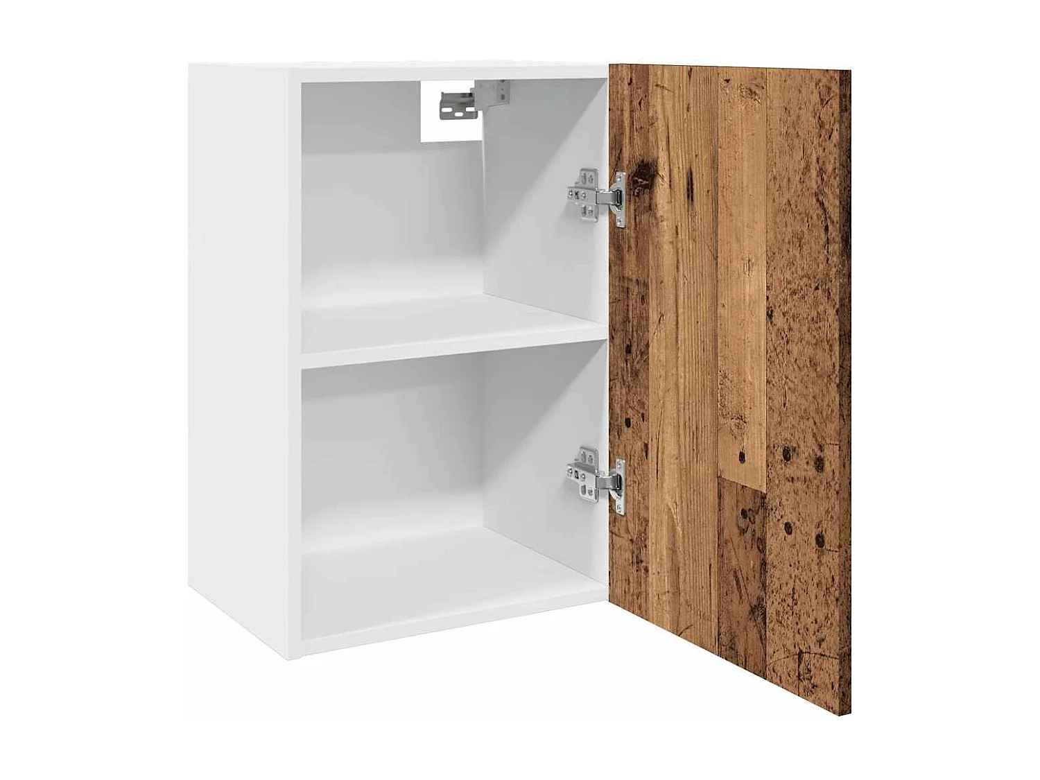 Hangkast Lyon 40x31x60 cm bewerkt hout oud houtkleurig