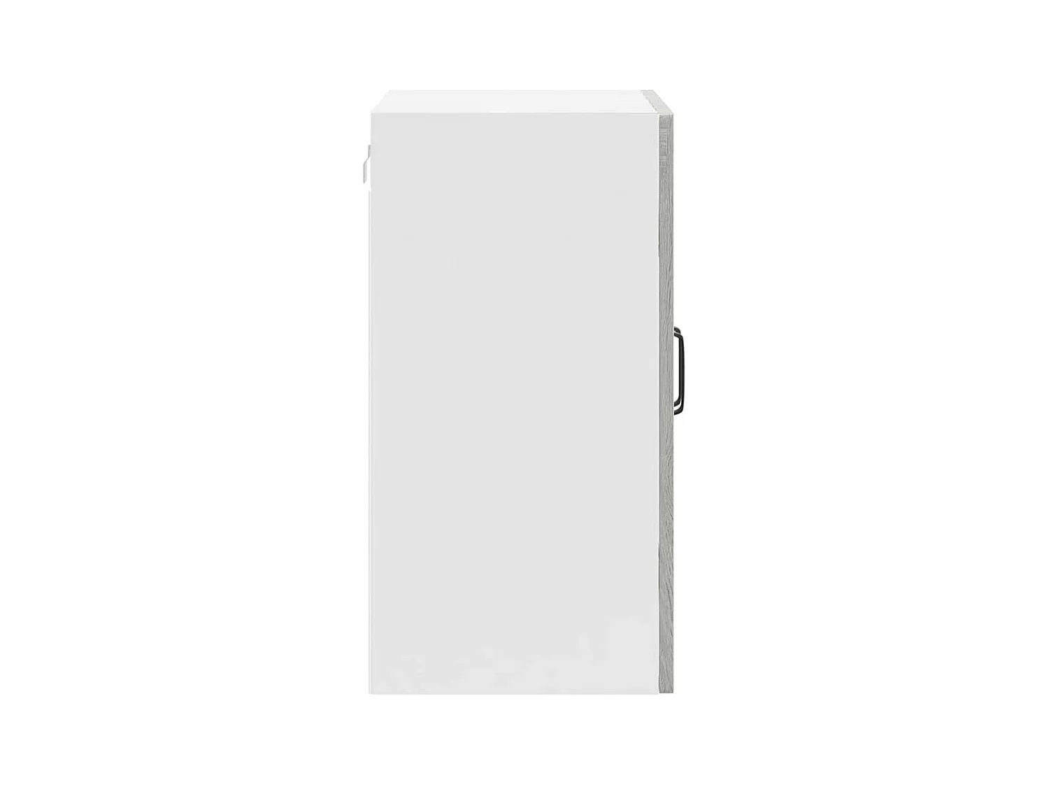 Armário de parede de cozinha porta vidro Kalmar cinza sonoma