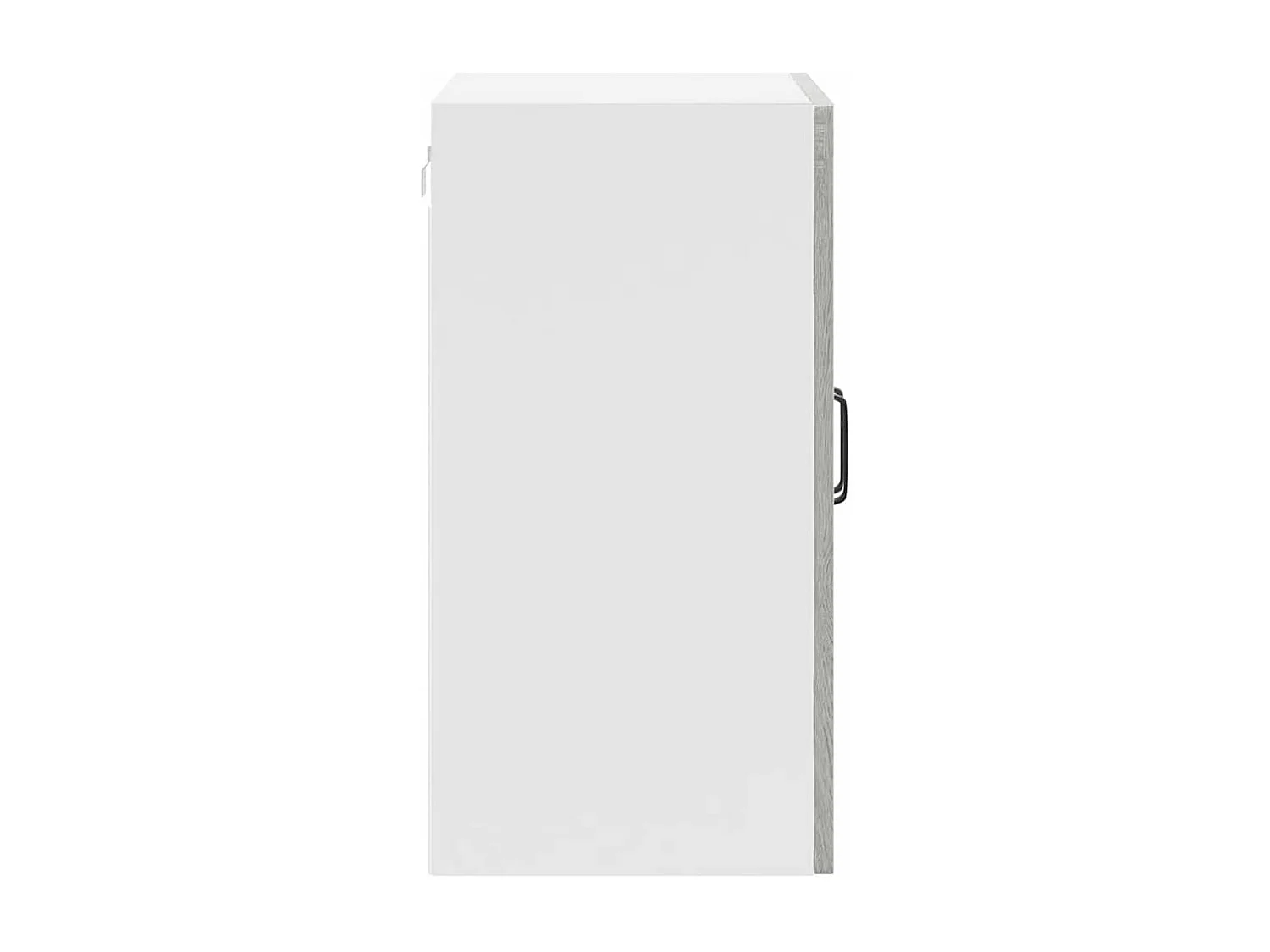 Armoire murale de cuisine avec porte vitrée "Kalmar" Bois d'ingénierie gris Sonoma