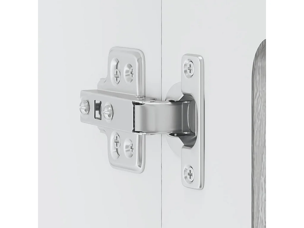 Armoire murale de cuisine avec porte vitrée "Kalmar" Bois d'ingénierie gris Sonoma