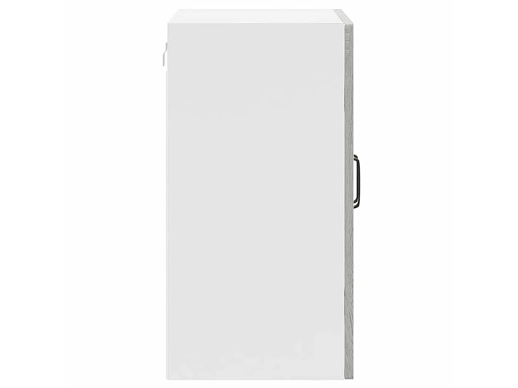 Armoire murale de cuisine avec porte vitrée "Kalmar" Bois d'ingénierie gris Sonoma