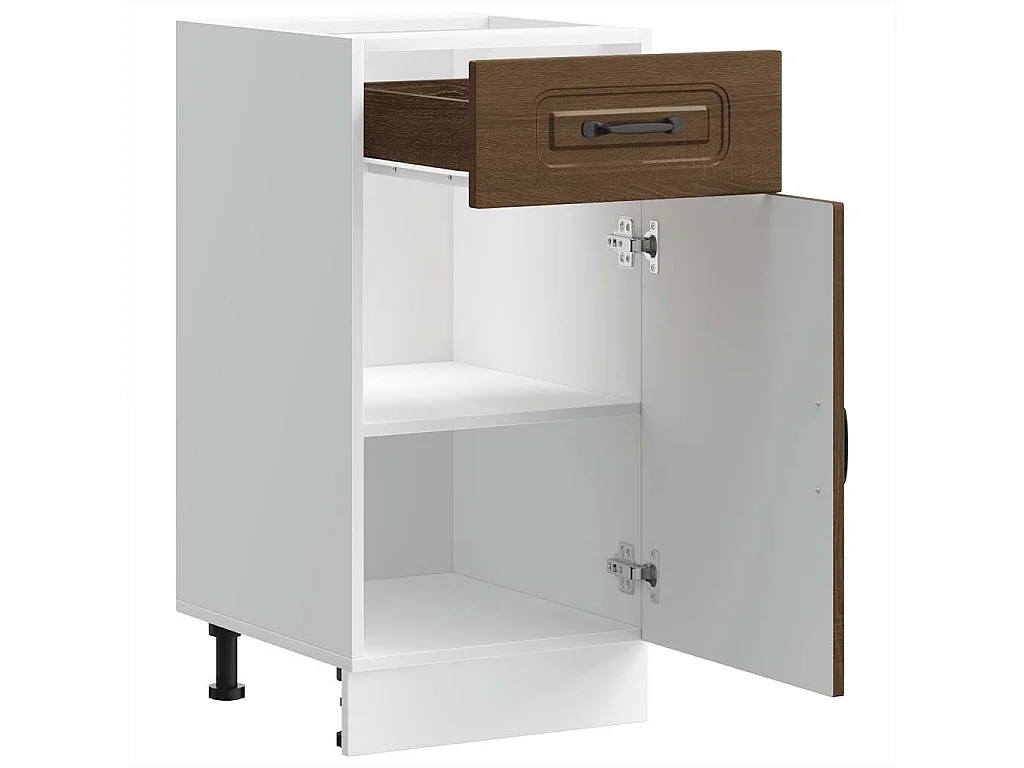 Base da Cucina Kalmar Rovere Marrone in Legno Multistrato