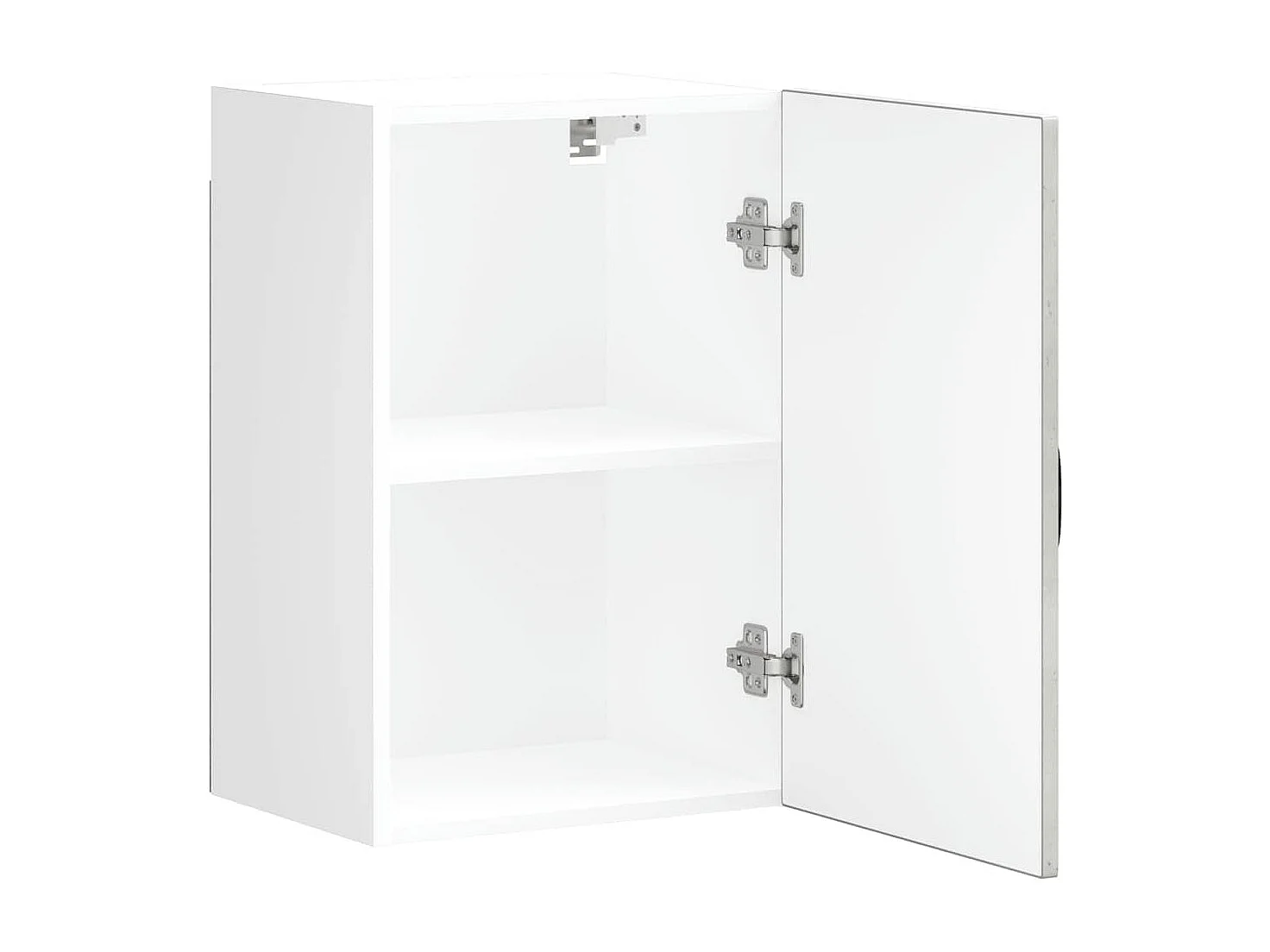 Armoire murale de cuisine Kalmar gris béton bois d'ingénierie