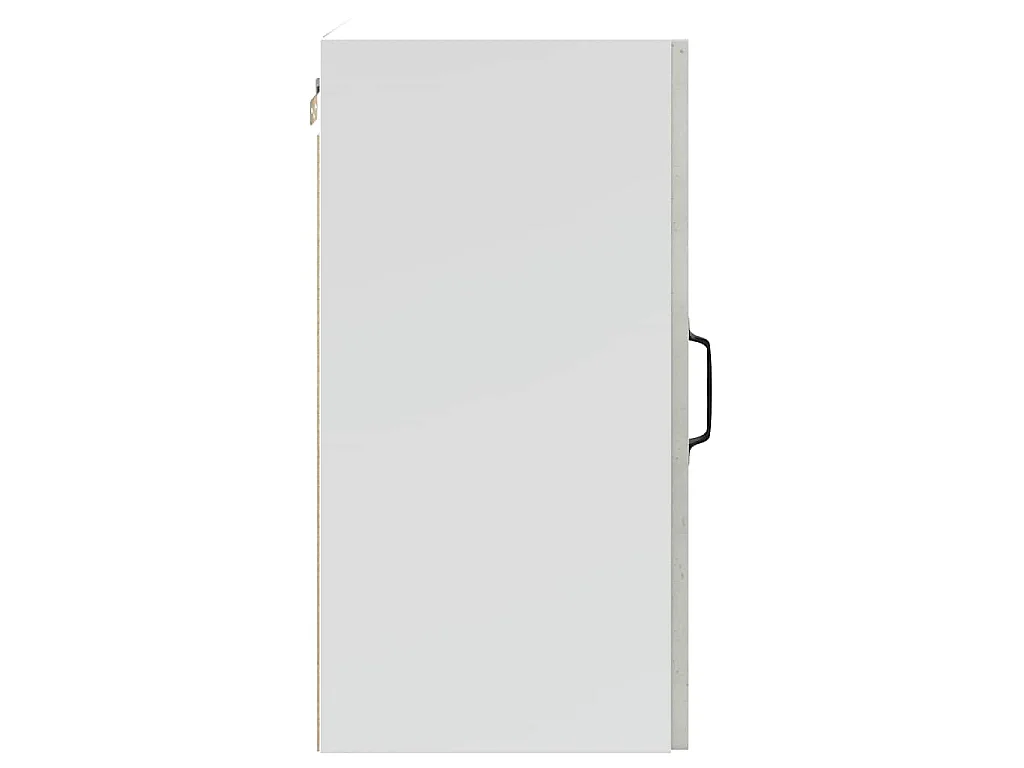 Armoire murale de cuisine Kalmar gris béton bois d'ingénierie